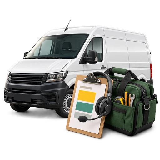 Serviços, Equipes, Transporte e Logística